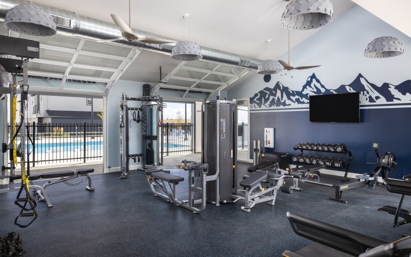 Townhomes for rent with onsite fitness center